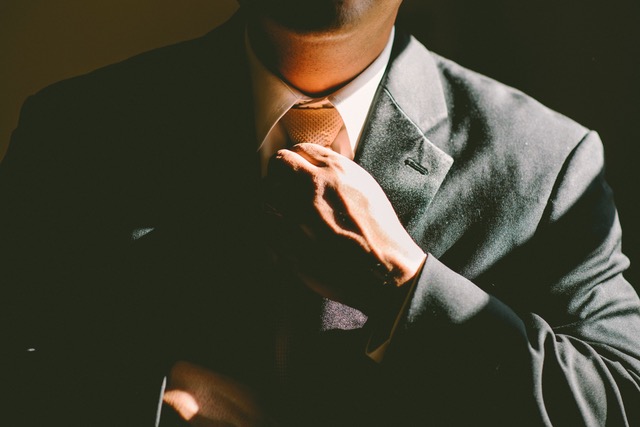 Man with a tie